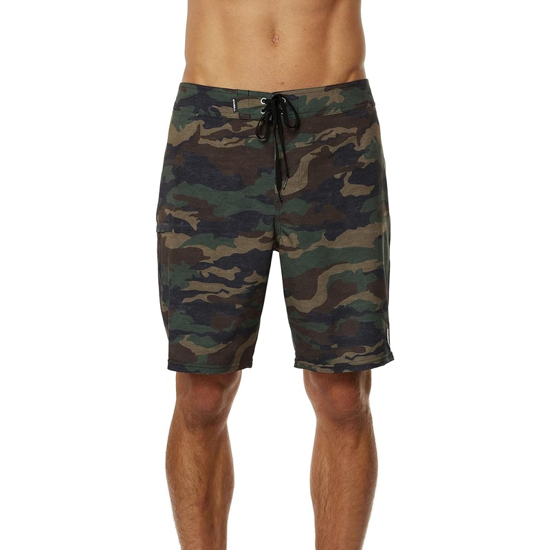 O'Neill Men's Hyperfreak Camo Green Swimsuit Board Shorts Size 29