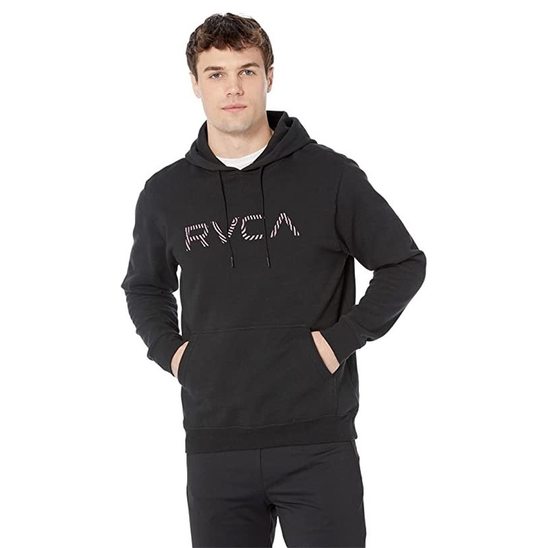 RVCA Mens Radar Hoodie Sweatshirt Medium Black