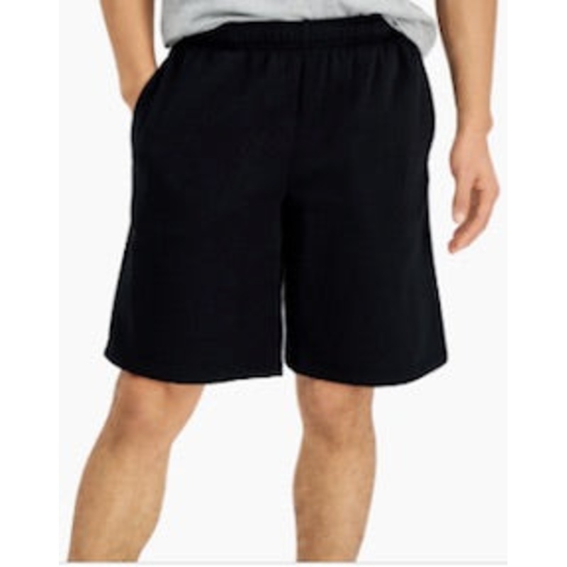 ID IDEOLOGY Mens Fleece Shorts Black Medium