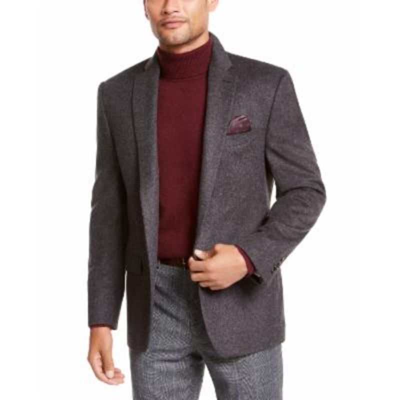 Lauren Ralph Lauren Mens Wool Cashmere Sport Coat Grey 44R