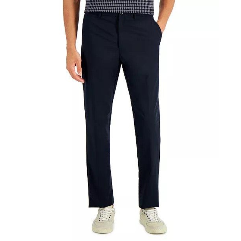 Tommy Hilfiger Men's Modern-Fit Navy Tech Suit Separate Pants 38 x 32