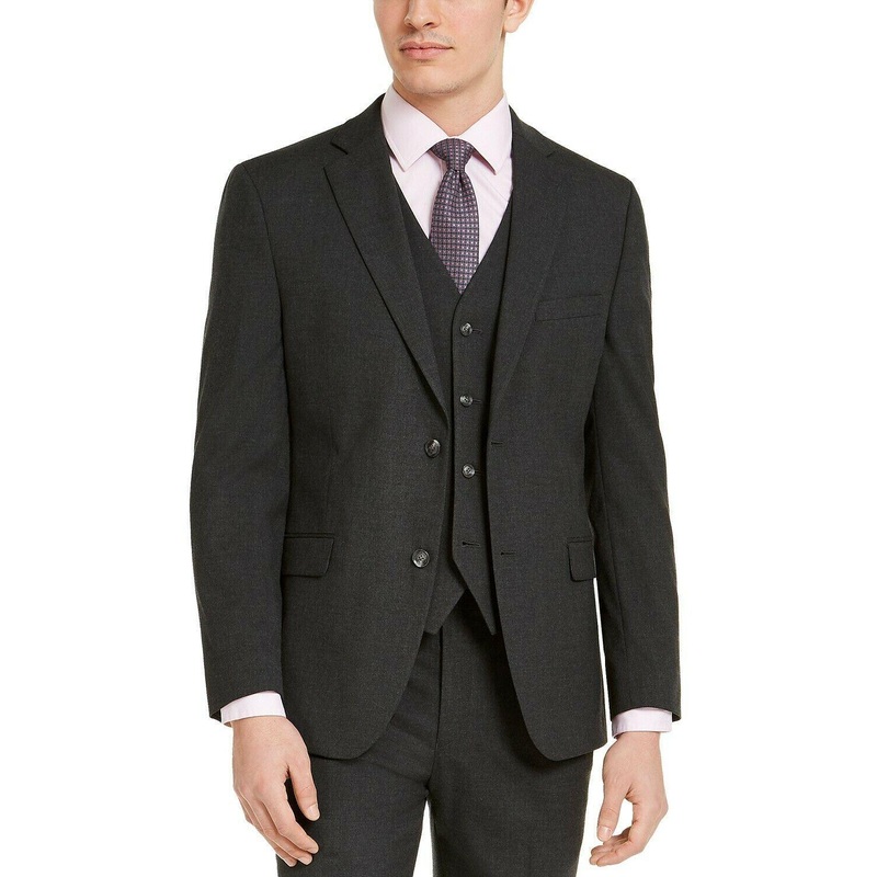 Alfani Men's Slim-Fit Charcoal Suit Jacket 38S