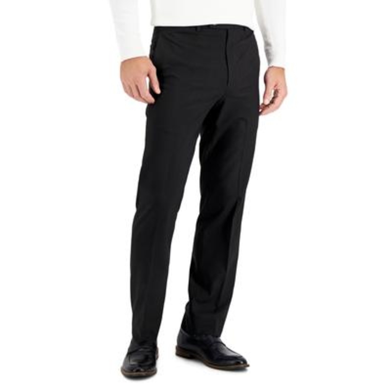 Lauren Ralph Lauren Men's Classic-Fit Stretch Dress Pants Dark Brown 38 x 32