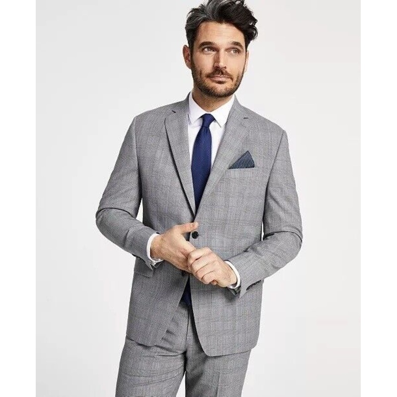 Lauren Ralph Lauren Men's Classic-Fit UltraFlex St White Black 40R