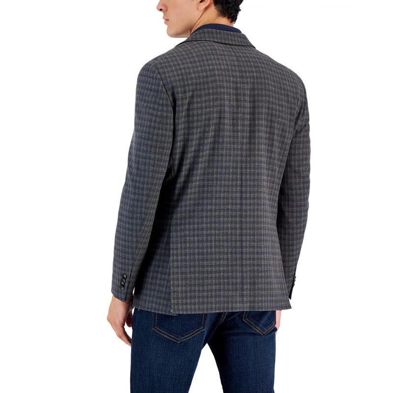Men's Check Modern Fit Sportcoat 44 Long