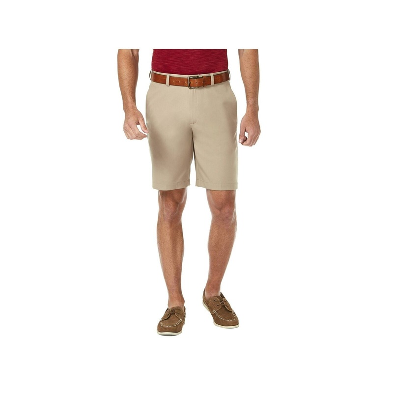 Haggar Men's Cool 18 Pro Shorts Regular Fit 42 x 9.5