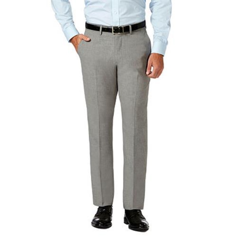 J.M. Haggar Slim Fit 4-Way Stretch Dress Pants Blue 34 x 29