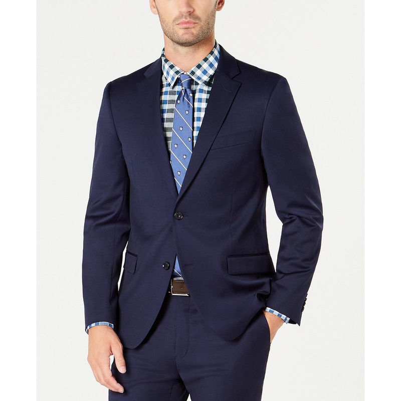 Tommy Hilfiger Men's Slim-Fit Wool Suit Jacket Flex Stretch 44R