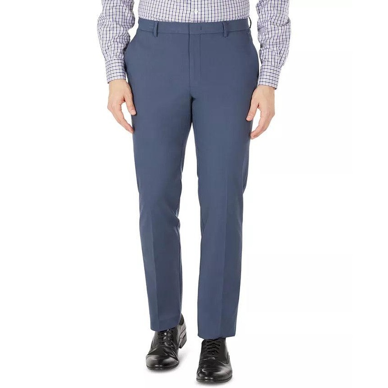Tommy Hilfiger Mens ModernFit Flex Pants New Blue 32 x 30