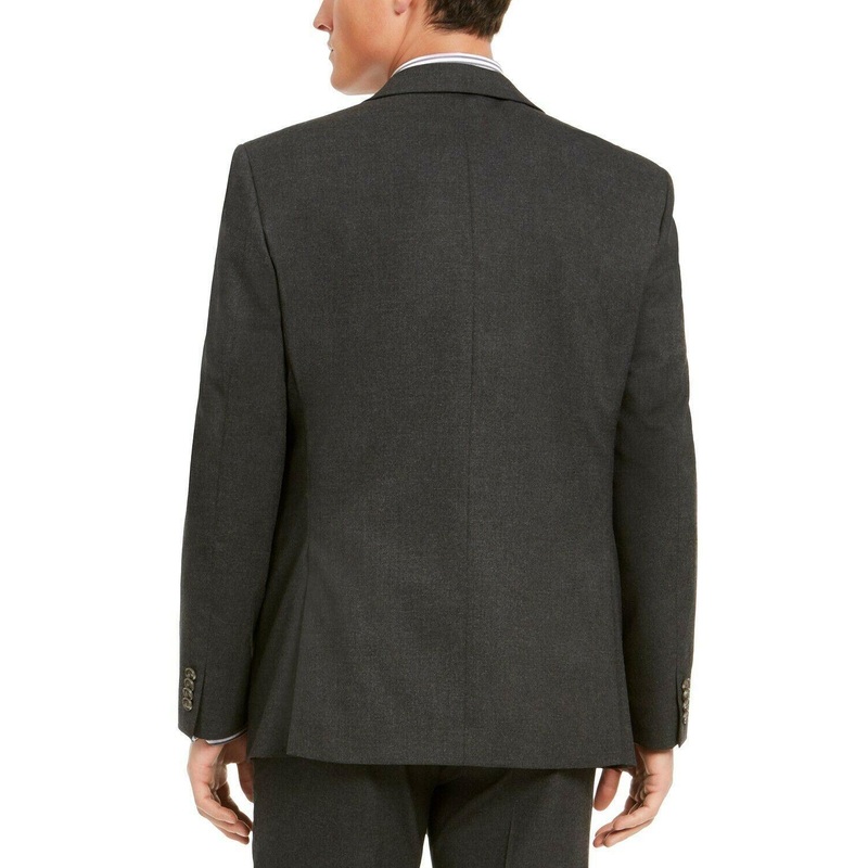 Alfani Men's Classic-Fit Charcoal Suit Jacket Size 38L