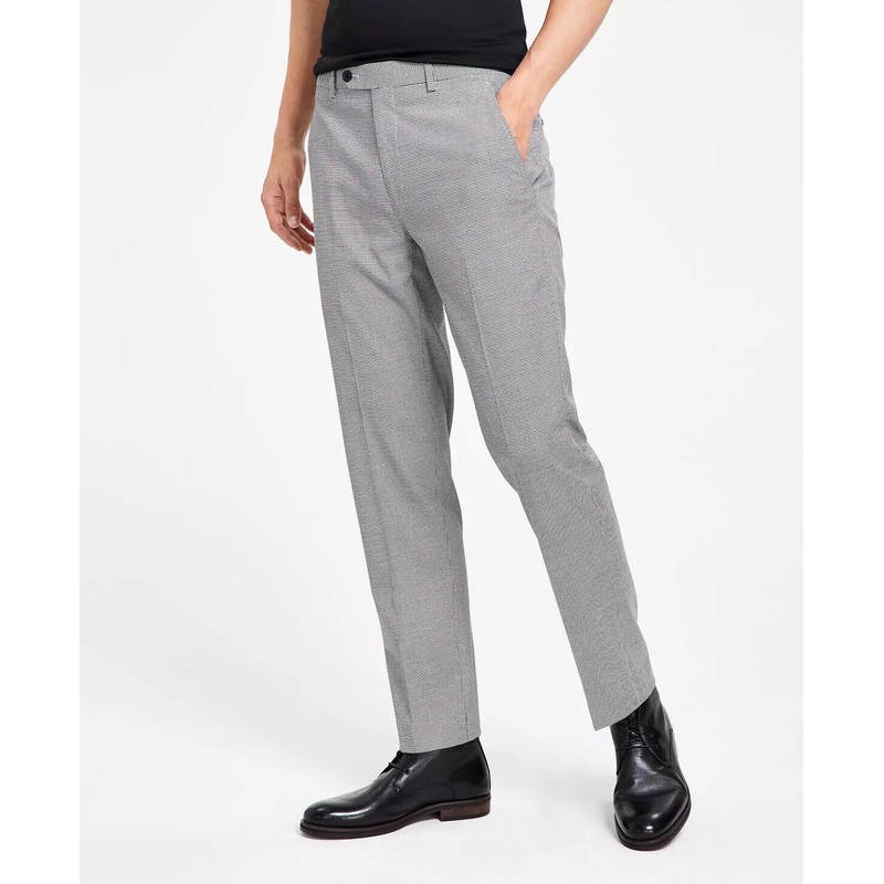 Alfani Men's Houndstooth Slim Suit Pants 33 x 30