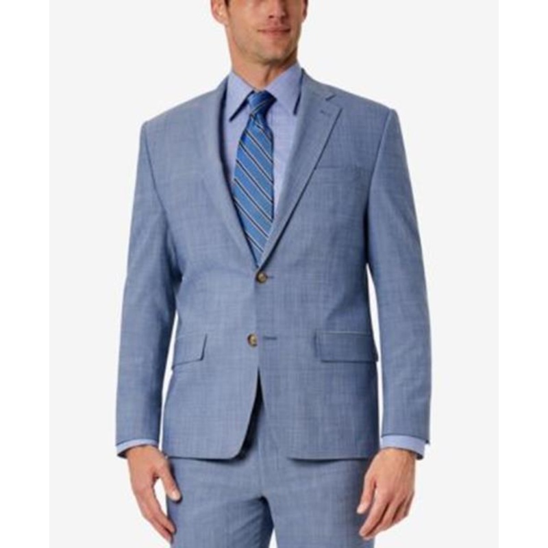 Lauren Ralph Lauren Men's Classic-Fit Suit Jacket Light Blue 60L