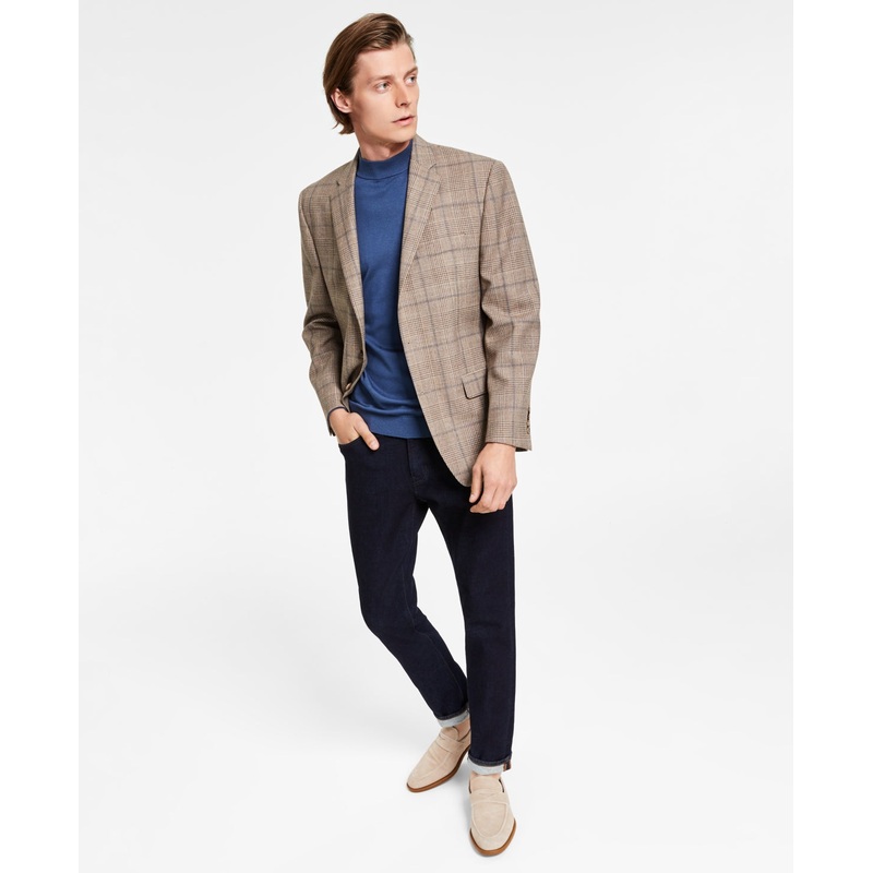 Lauren Ralph Lauren Men's Wool Stretch Blazer 40R Tan