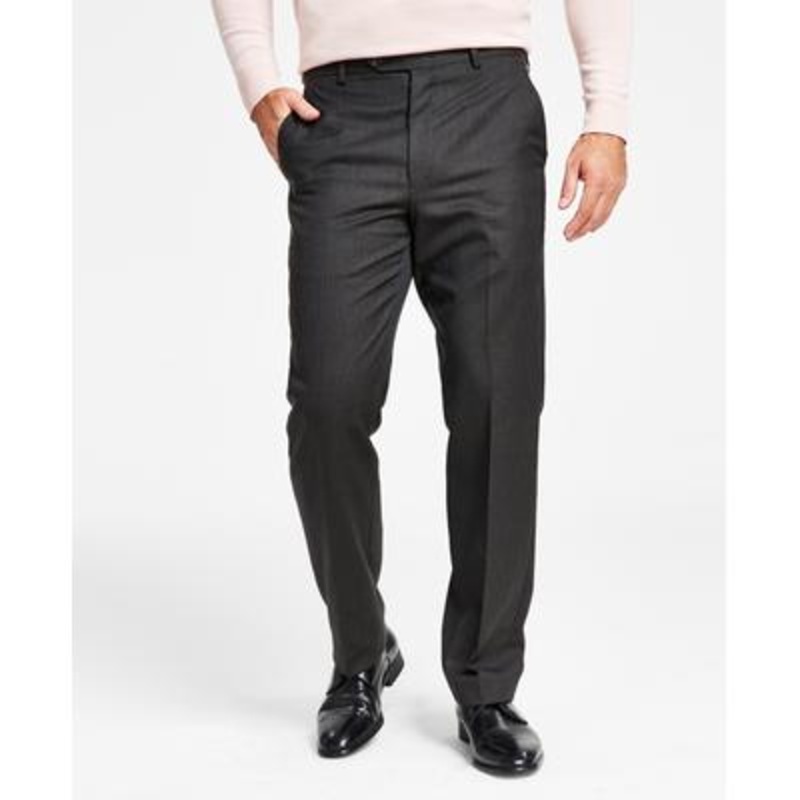 Ralph Lauren Men's Wool Flannel Suit Pants - Olive 38 x 30