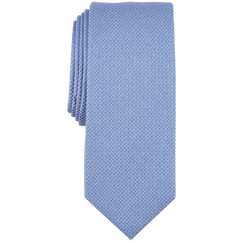 Alfani Men's Minetta Solid Necktie Blue