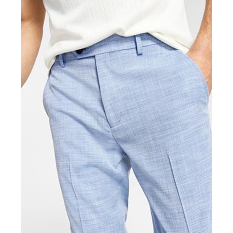 Alfani Men's Slim-Fit Light Blue Dress Pants 32 x 34