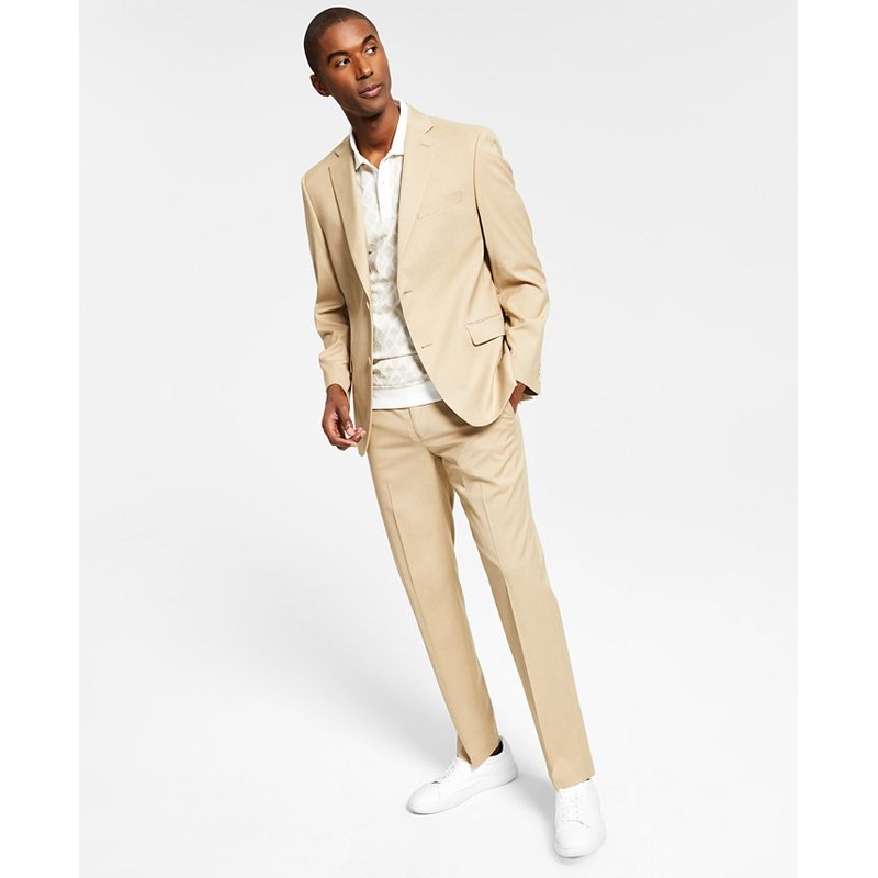 Alfani Men's Slim-Fit Stretch Suit Jacket Caramel 40L