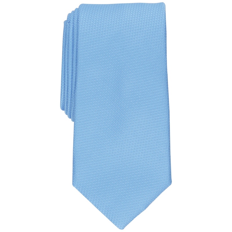 Club Room Men's Holt Solid Tie Light Blue Necktie
