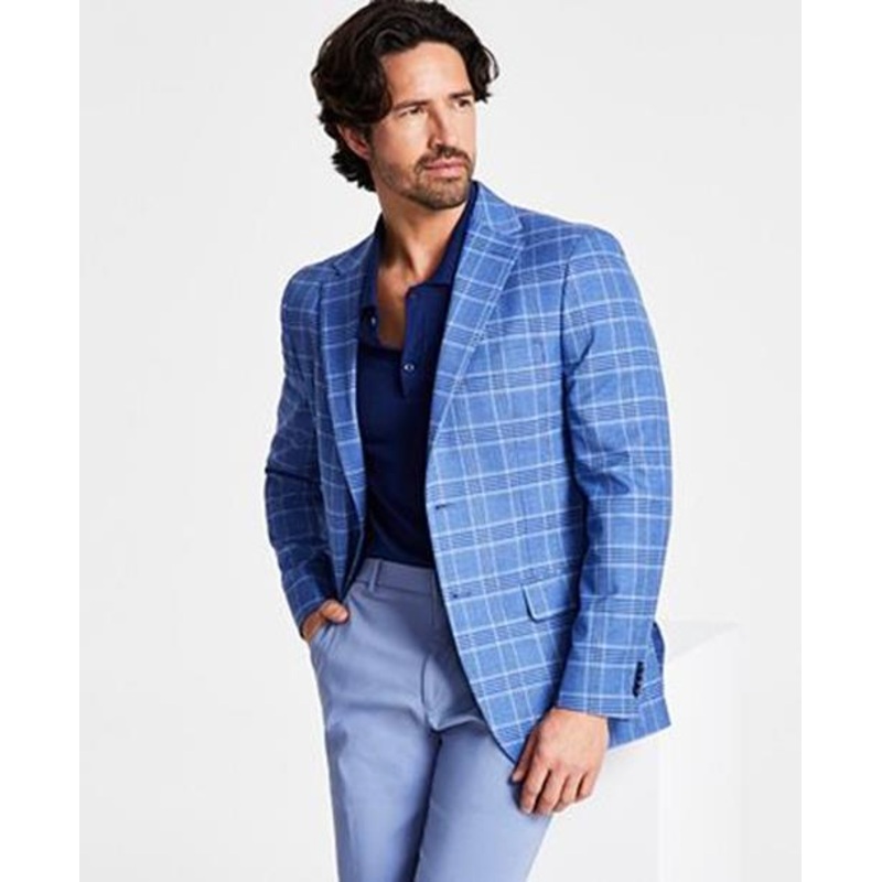 Tommy Hilfiger Blue Check Sport Coat 36S