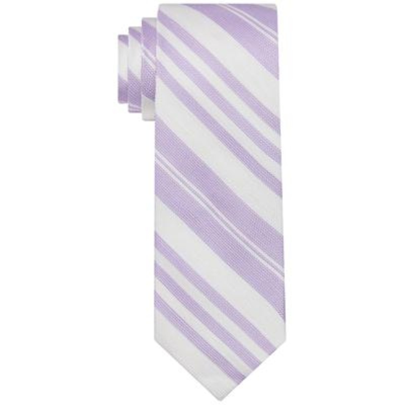Tommy Hilfiger Men's Sullivan Multi Stripe Tie Purple Necktie