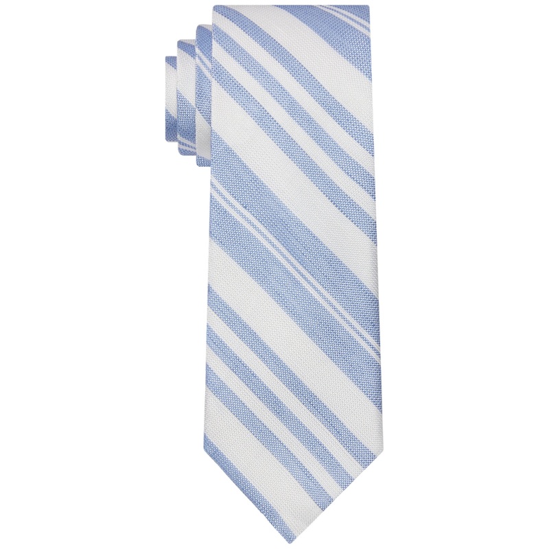 Tommy Hilfiger Mens Sullivan Multi Stripe Tie Blue Necktie