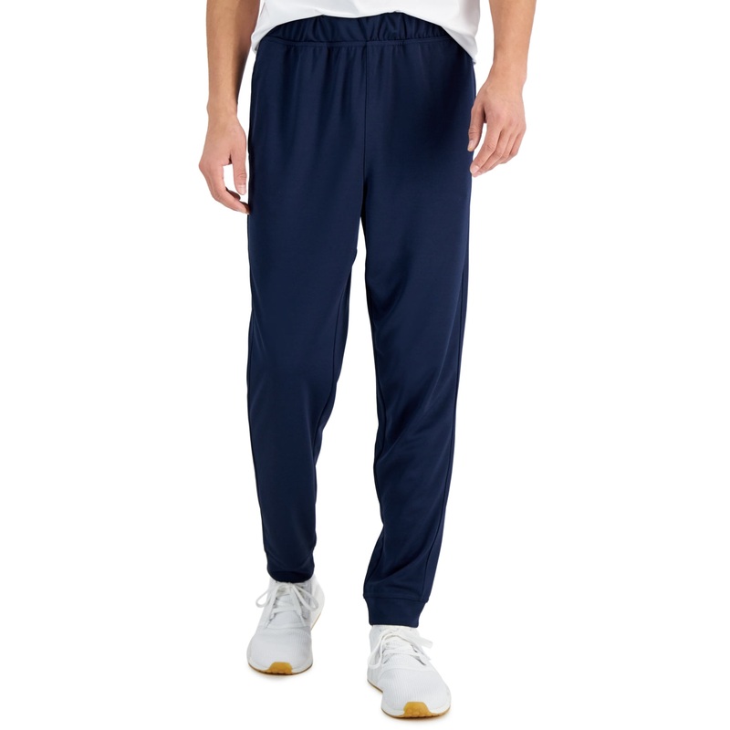 Id Ideology Men's Knit Joggers In Navy/Blue  Small