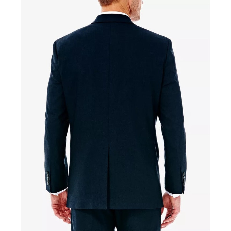 J.M. Haggar Men's Sharkskin Suit Jacket - Dark Navy 52R