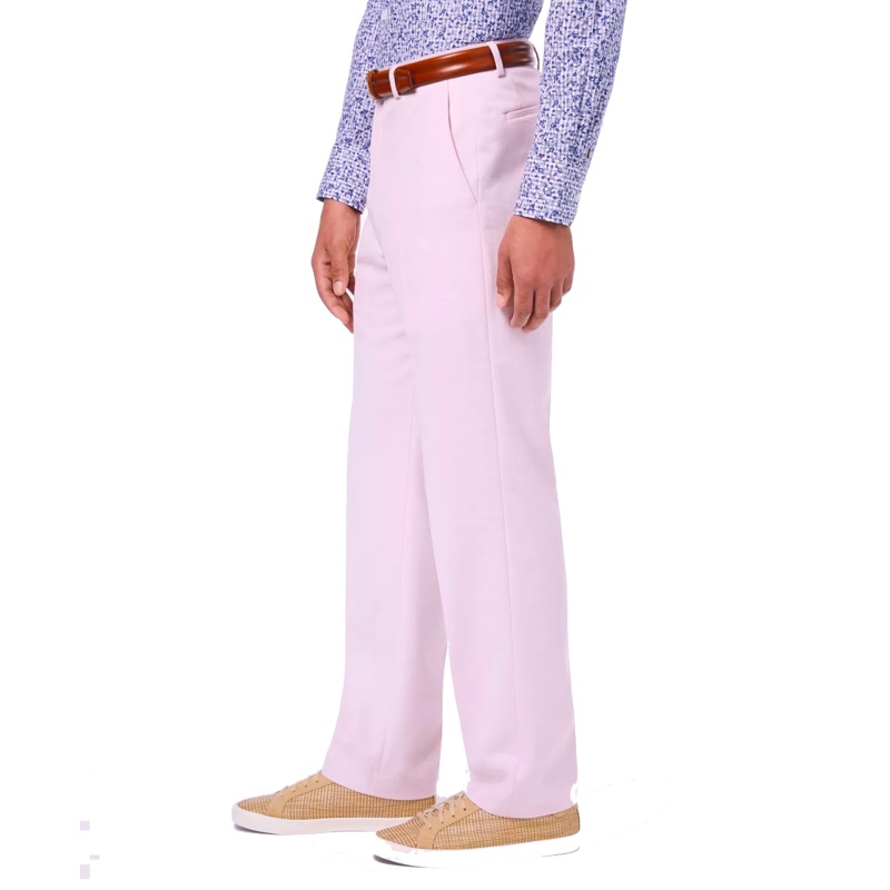 SEAN JOHN Men's Classic-Fit Solid Suit Dress Pants Pink 36 x 32