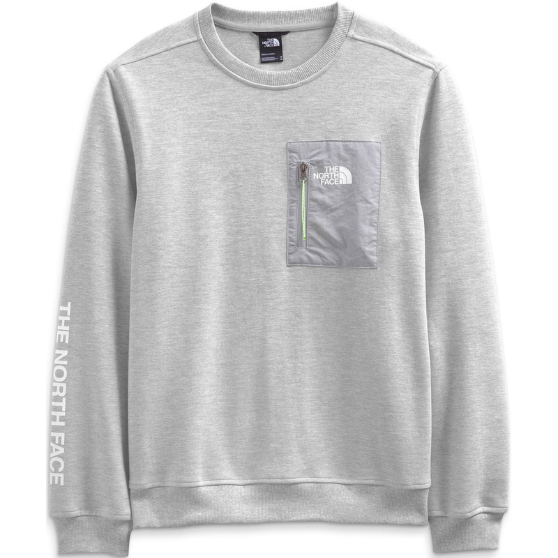 The North Face Tech Crew Sweatshirt  Light Grey  Small