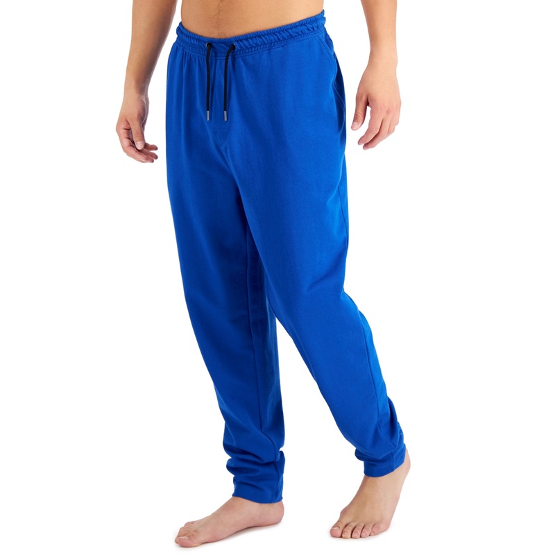 Alfani Men's Mendoza Jogger Pajama Pants Dark Blue Small