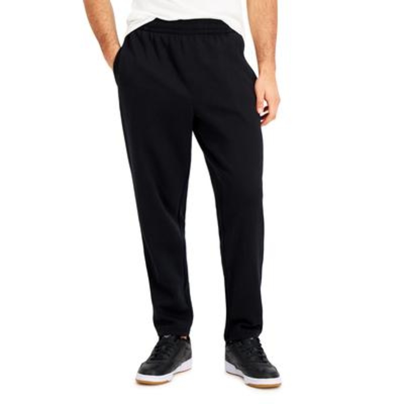 Id Ideology Men's Solid Fleece Pants Black Small