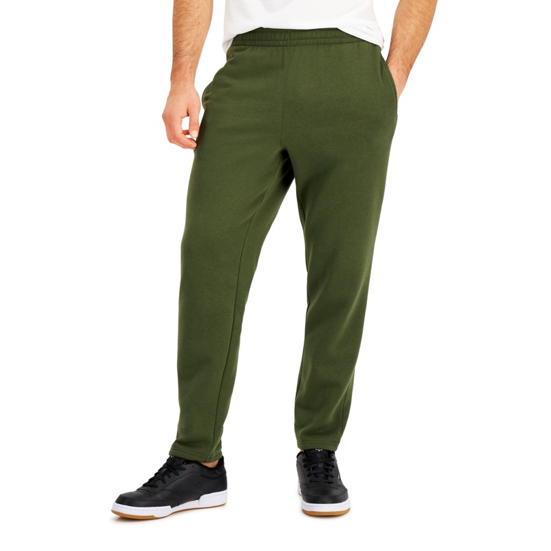 Id Ideology Men's Solid Fleece Pants  Native Green  Size M