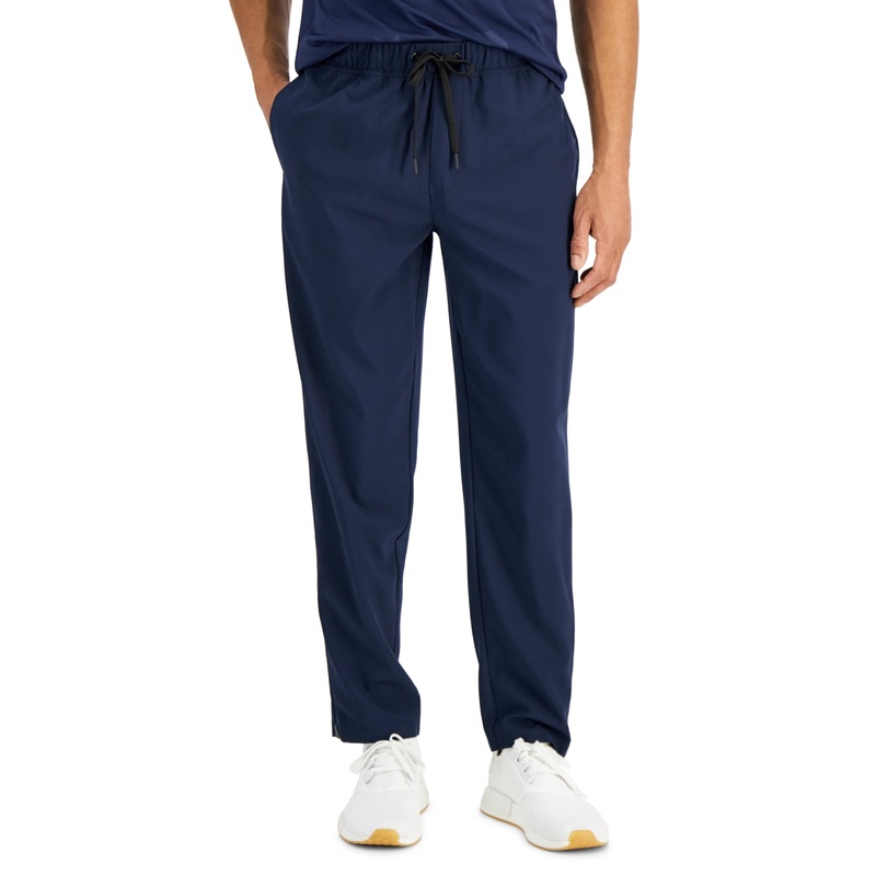 ID Ideology Men's Woven Tapered Pants Dark Blue Large