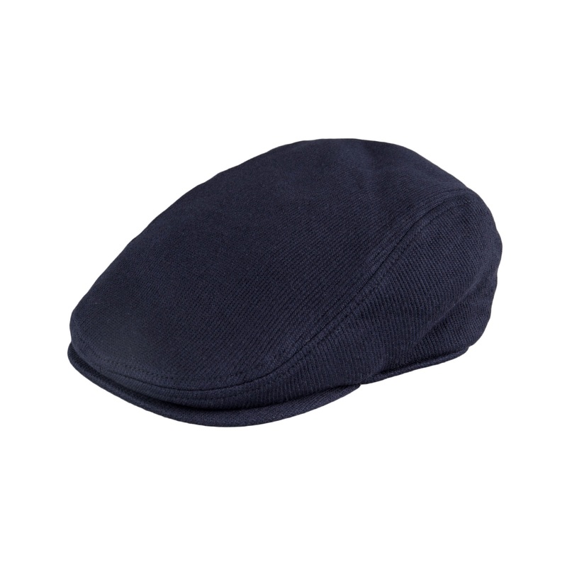Levi's Men's Hat Flat Top Ivy Cap With Sherpa Fleece Lining Navy Small / Medium