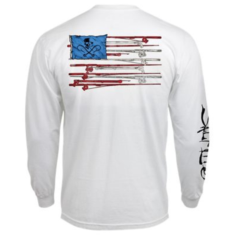 Salt Life Fisherman's Glory Long Sleeve Tshirt White