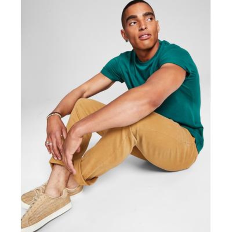 And Now This Mens Basic T shirt Green Medium