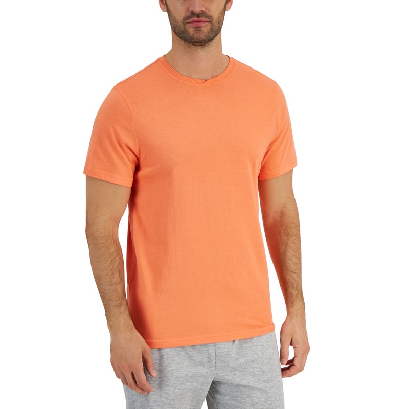Club Room Men's Pajama Tshirt Lt/Pas Org Xxl