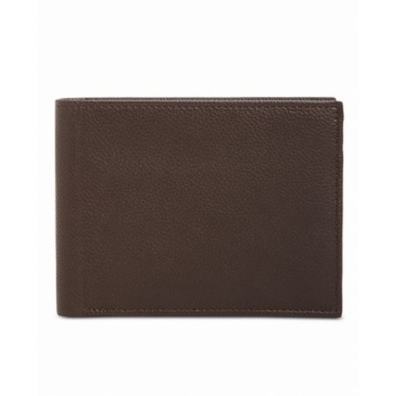 Perry Ellis Mens Manhattan Pebble Bifold Wallet  Brown One Size