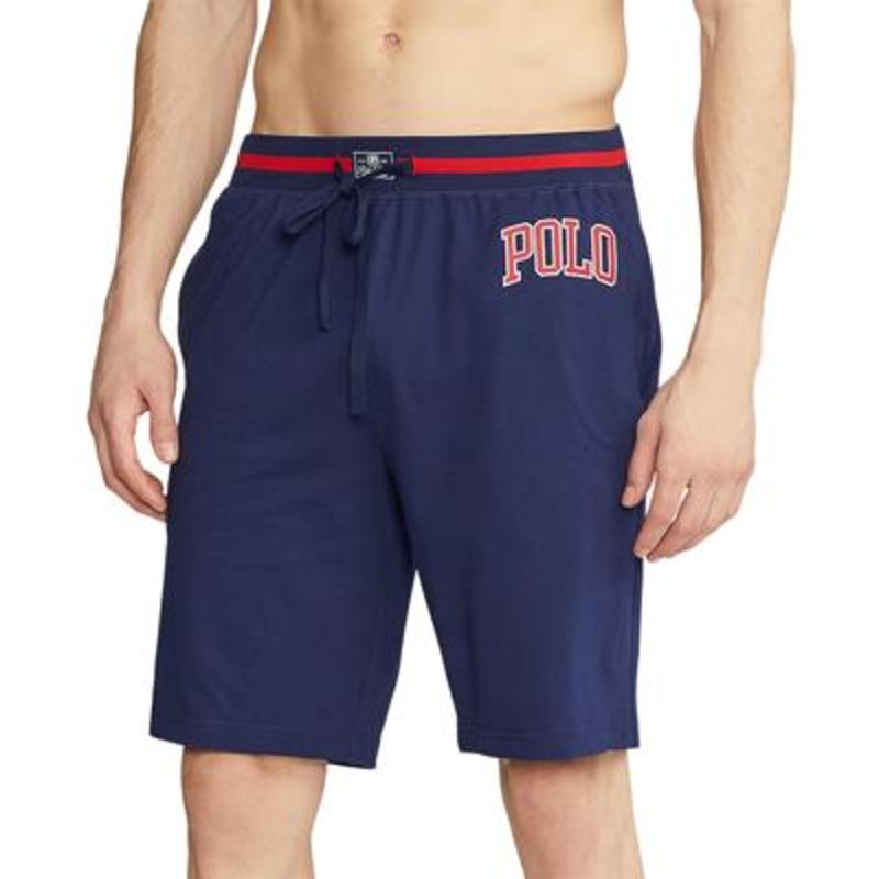 Polo Ralph Lauren Mens Logo Sleep Shorts Blue Medium