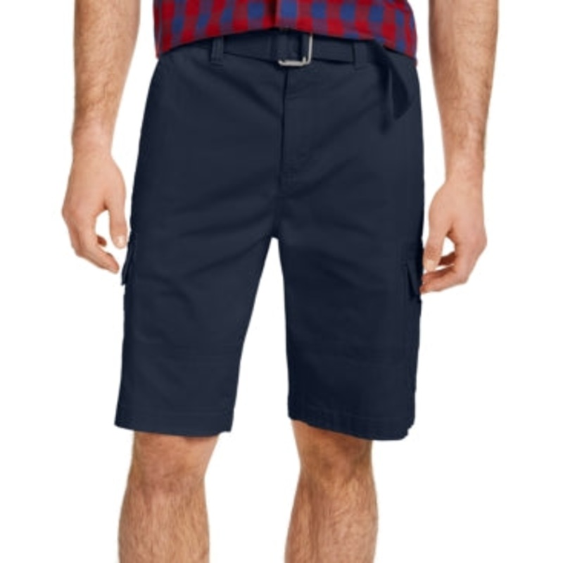 Sun + Stone Men's Franklin Cargo Shorts  Basic Navy Dark Blue 29 Reg