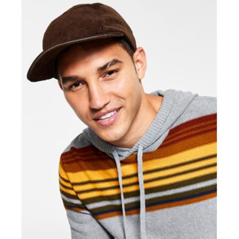 Sun + Stone Men's Solid Panel Cap Brnoverflw Osfa Reg