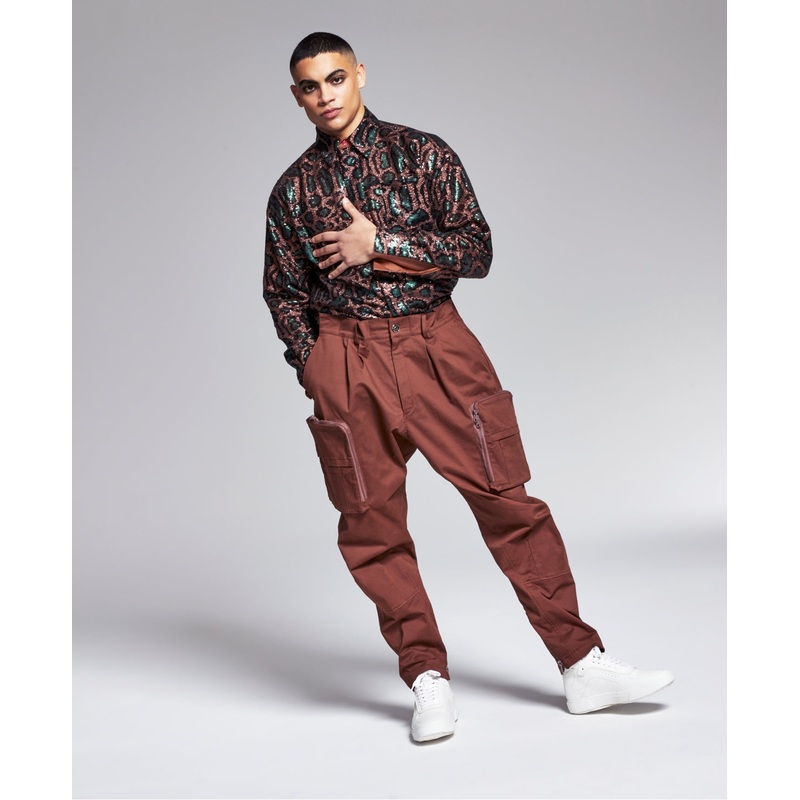 And Now This 5:31 By Jerome Lamaar Men's Chino Pants Dark Brown Medium