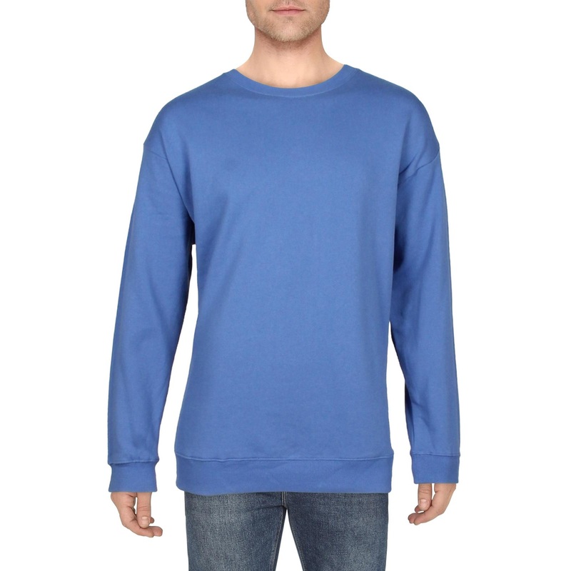 Cotton On Mens Fleece Crewneck Sweatshirt XXL 2XL Blue