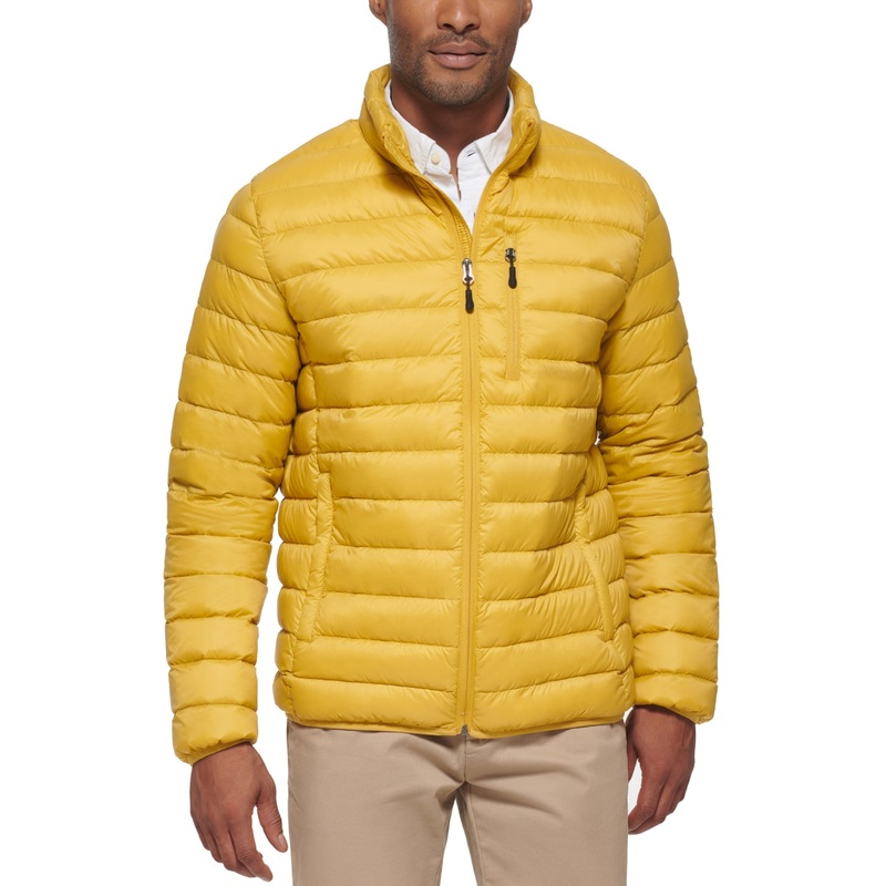 Men's Club Room Down Packable Puffer Jacket GOLD XL