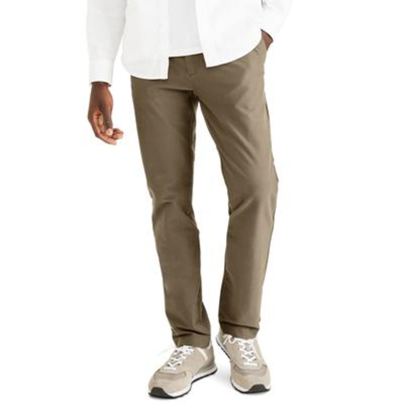 Dockers Mens Slim Fit Stretch Comfort Pants 38X30 Khaki