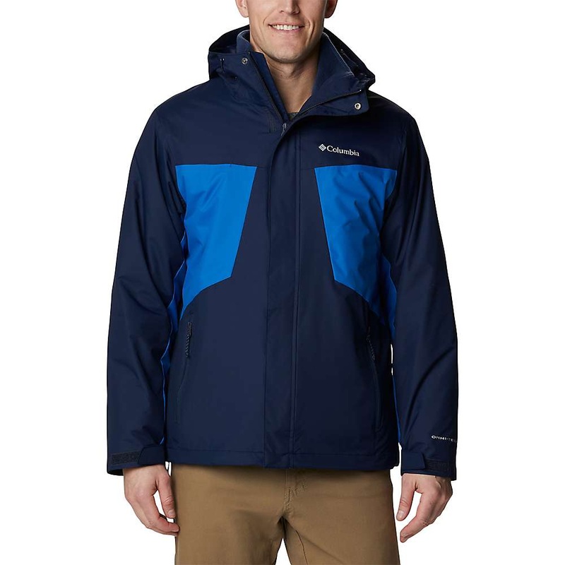Men's Columbia Tunnel Falls Interchange Jacket Blue Medium
