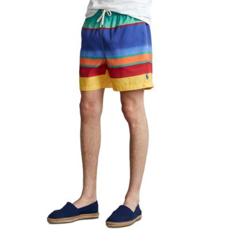Polo Ralph Lauren Color Block Swim Trunks Small