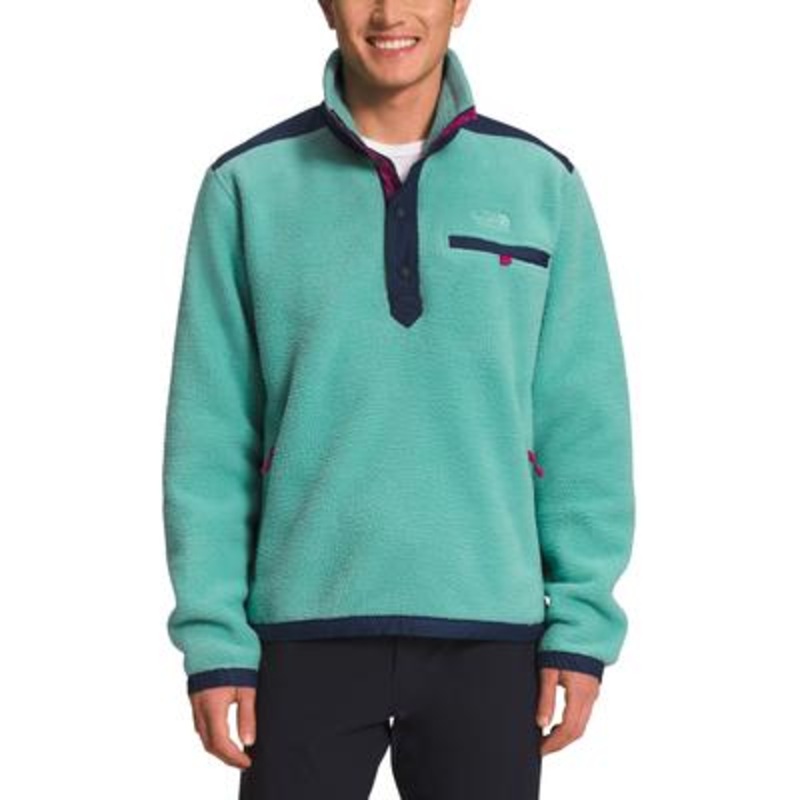 The North Face Men's Royal Arch Snap Fleece Sweater Wasabi / Summit  Size L