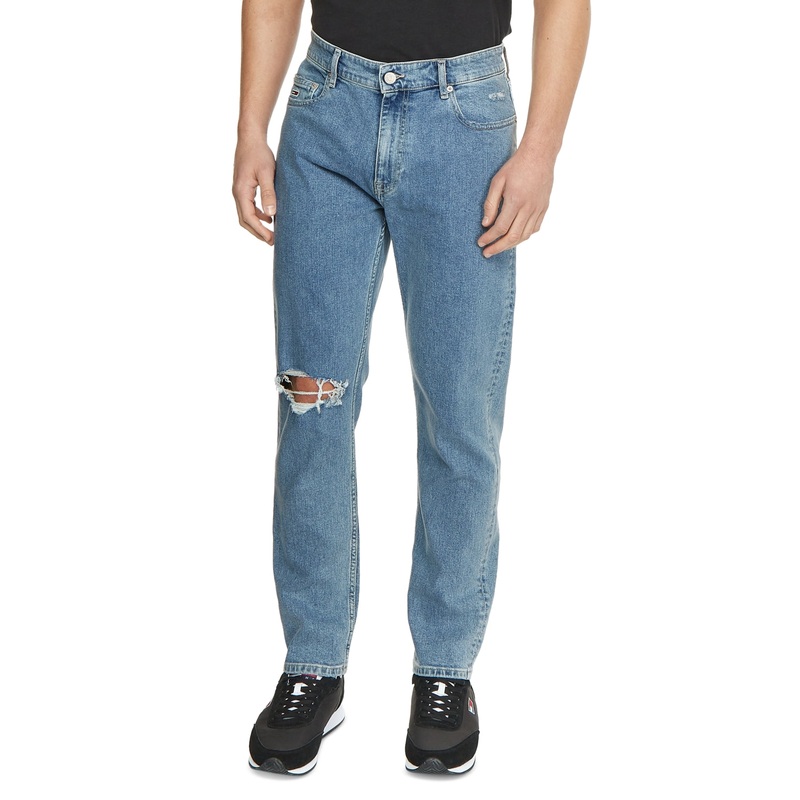 Tommy Hilfiger Jeans Men's Regular Tapered Dad Jeans Blue Light Denim 32 X 30