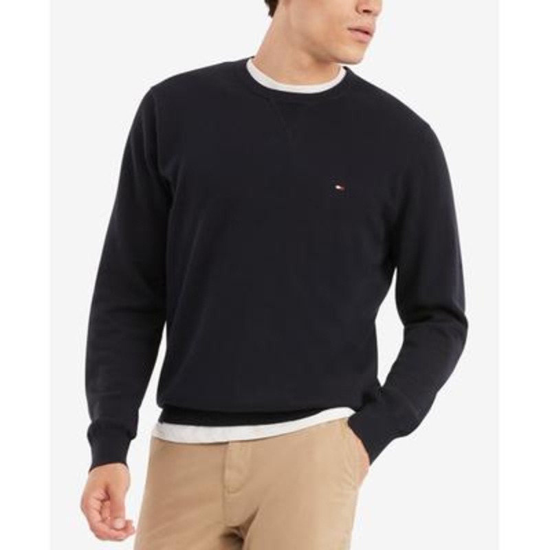 Tommy Hilfiger Men's Navy Signature Sweater  Size Large